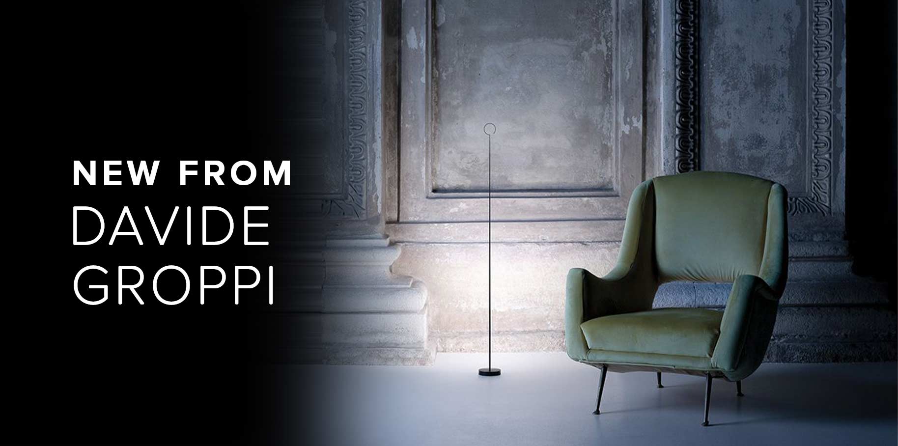 New Davide Groppi Floor Lamps